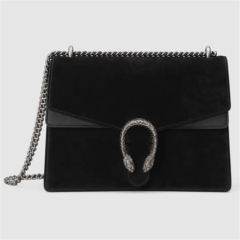 gucci dyonisus bag black|gucci dionysus black suede.